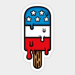 American Popsicle (Blue) Sticker